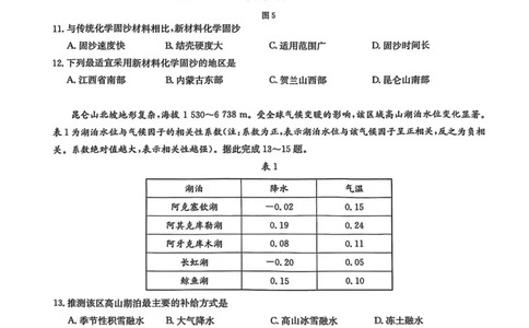 华大新高考联盟2025届高三下学期3月教学质量测评地理_2025年3月_250329华大新高考联盟2025届高三下学期3月教学质量测评（全科）_华大新高考联盟2025届高三下学期3月教学质量测评地理