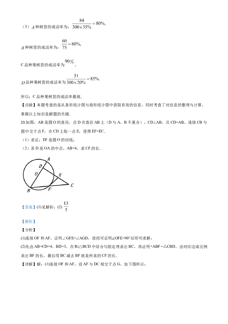 精品解析：广西玉林市2020年中考数学试题（解析版）_中考真题_2.数学中考真题2015-2024年_2020全国多省多地中考数学真题126份_2020年中考真题精品解析数学（广西玉林卷）精编word版