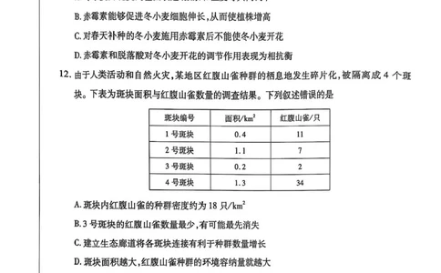 2025届河南省天一大联考高三3月春季模拟检测生物+答案_2025年3月_2503052025届河南省天一大联考高三3月春季模拟检测