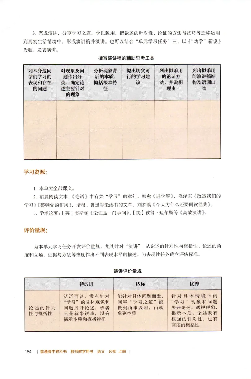 高中语文教师教学用书必修上册_4-教培资料-26年最新资料-同步更新_初中高中教资_03科三专项（进去保存报考的学科即可）_02科三专项（笔记真题思维导图教学设计版本二）