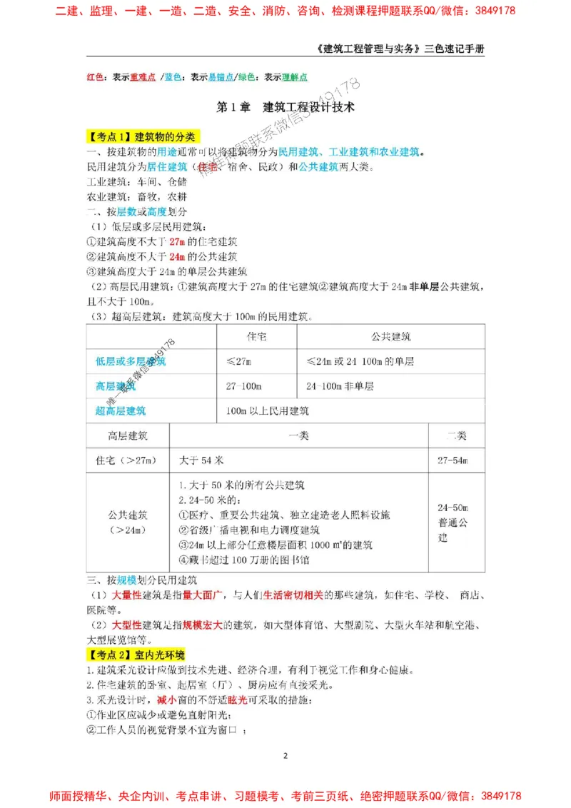 2025年一级建造师《建筑工程管理与实务》三色速记手册_2026年一级建造师_2026年一建建筑_2025年一建建筑SVIP_01-精华文档✿电子教材✿历年真题_35-建筑《三色速记手册》SMR推荐