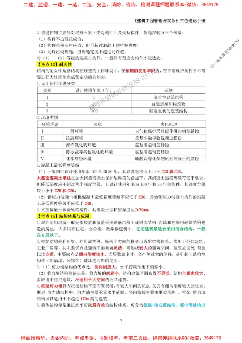 2025年一级建造师《建筑工程管理与实务》三色速记手册_2026年一级建造师_2026年一建建筑_2025年一建建筑SVIP_01-精华文档✿电子教材✿历年真题_35-建筑《三色速记手册》SMR推荐
