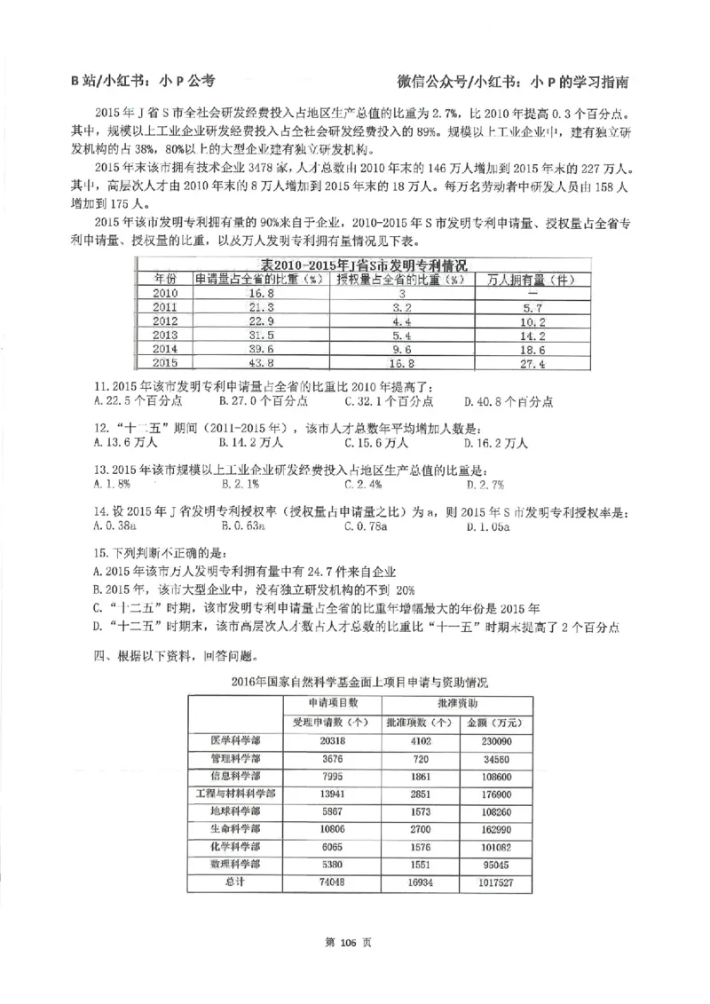 资料分析刷题册_2026考公资料_（12）小p公考_行测2026小P公考数资判系统班_讲义