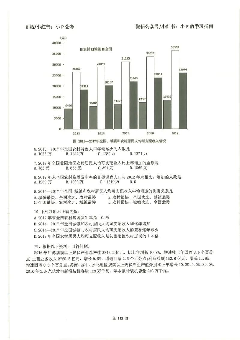 资料分析刷题册_2026考公资料_（12）小p公考_行测2026小P公考数资判系统班_讲义