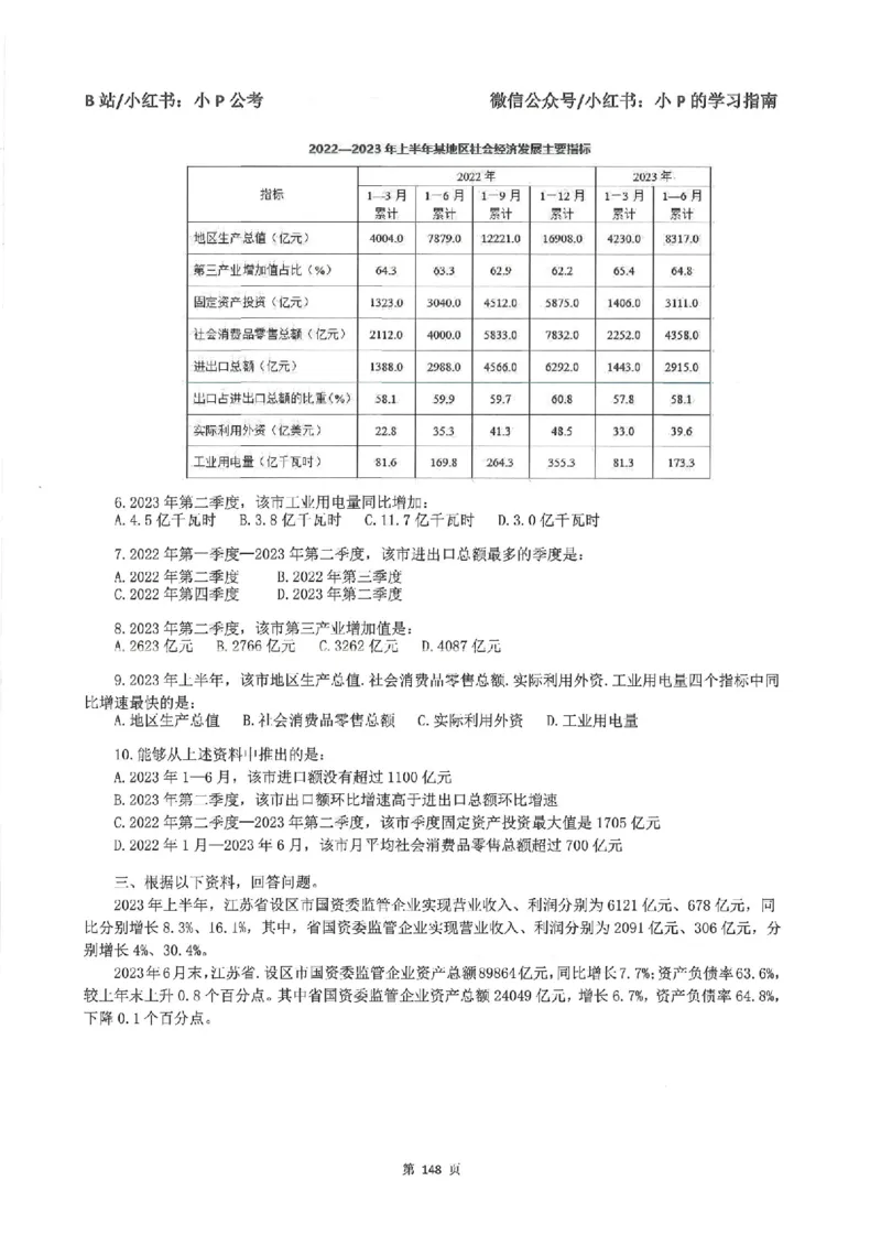 资料分析刷题册_2026考公资料_（12）小p公考_行测2026小P公考数资判系统班_讲义