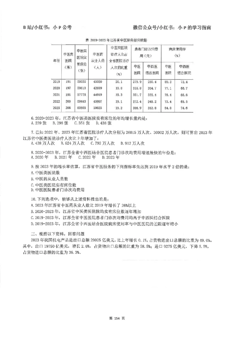 资料分析刷题册_2026考公资料_（12）小p公考_行测2026小P公考数资判系统班_讲义