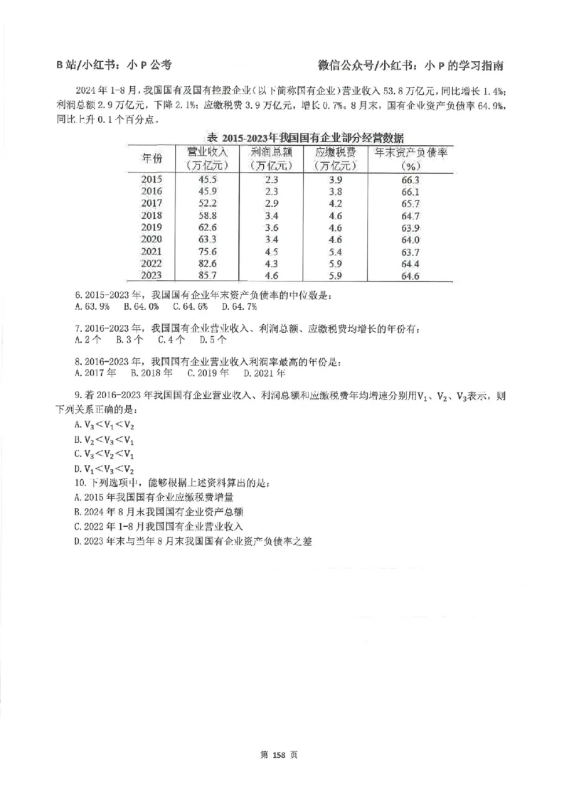 资料分析刷题册_2026考公资料_（12）小p公考_行测2026小P公考数资判系统班_讲义