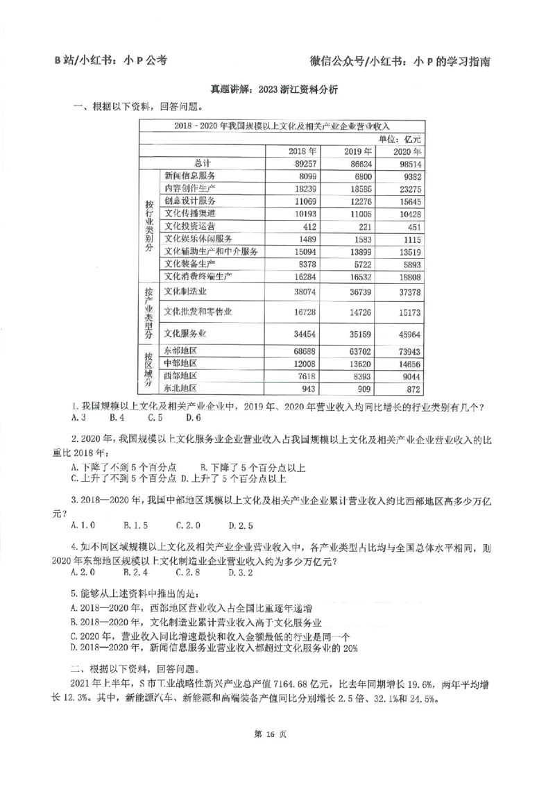 资料分析刷题册_2026考公资料_（12）小p公考_行测2026小P公考数资判系统班_讲义
