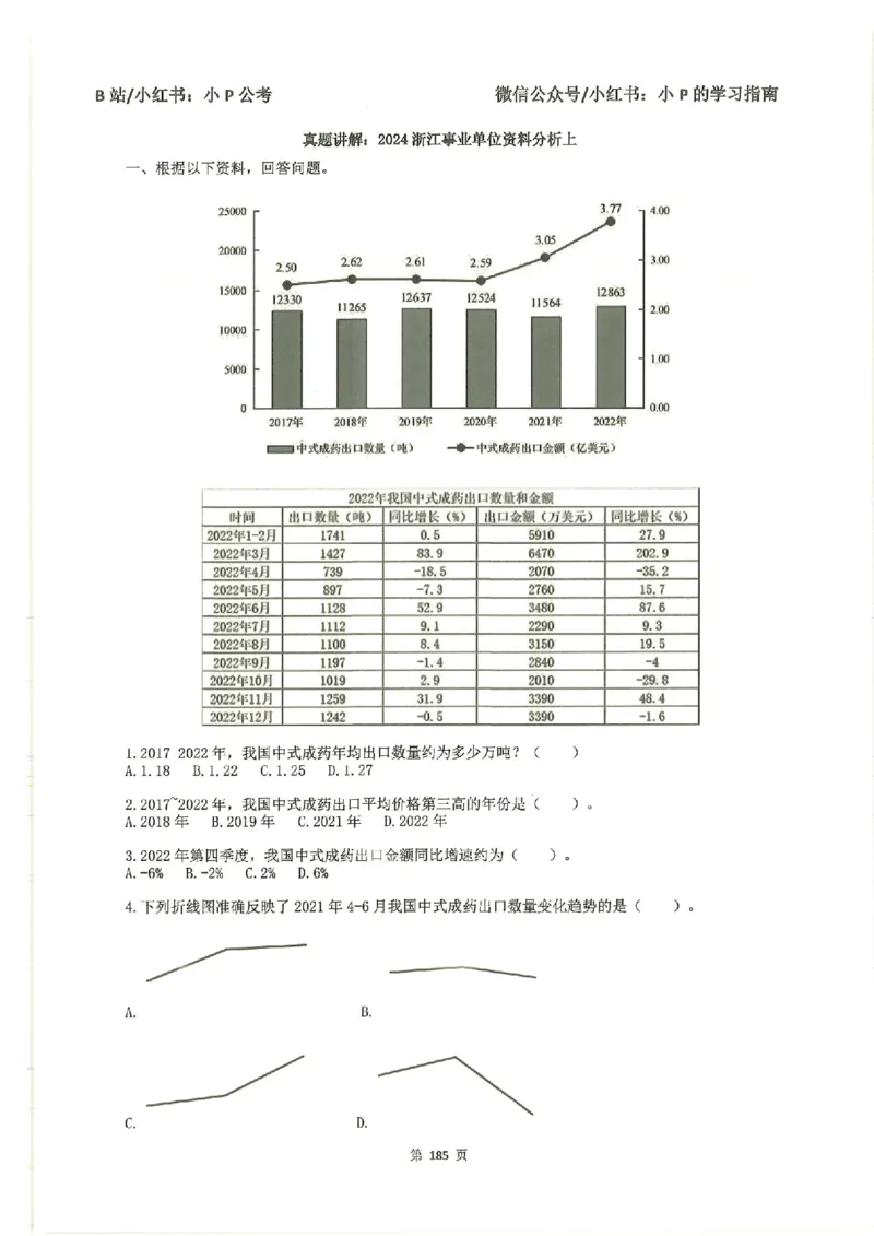 资料分析刷题册_2026考公资料_（12）小p公考_行测2026小P公考数资判系统班_讲义