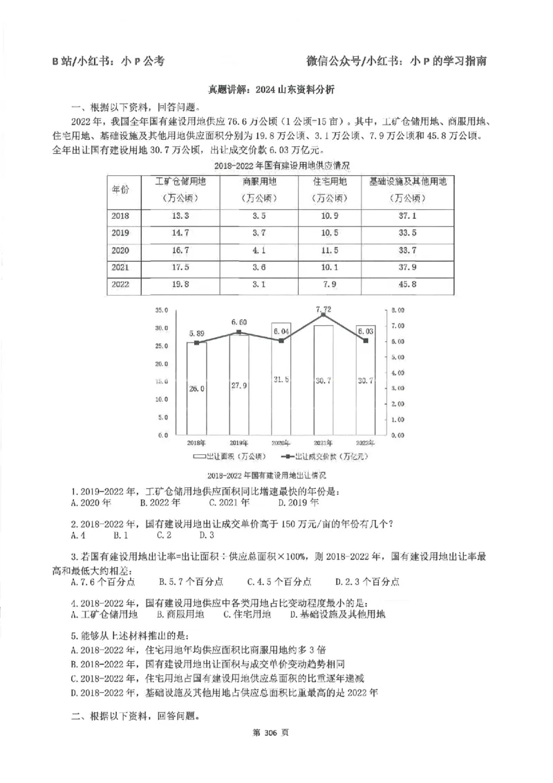 资料分析刷题册_2026考公资料_（12）小p公考_行测2026小P公考数资判系统班_讲义