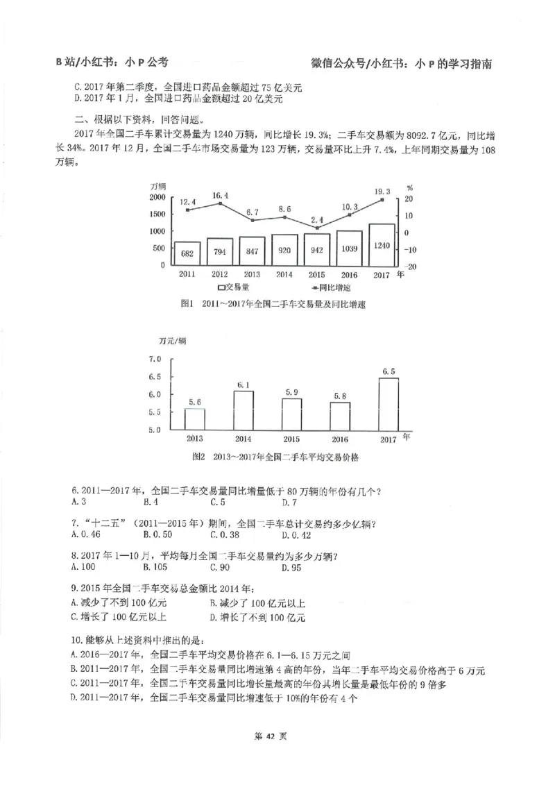资料分析刷题册_2026考公资料_（12）小p公考_行测2026小P公考数资判系统班_讲义
