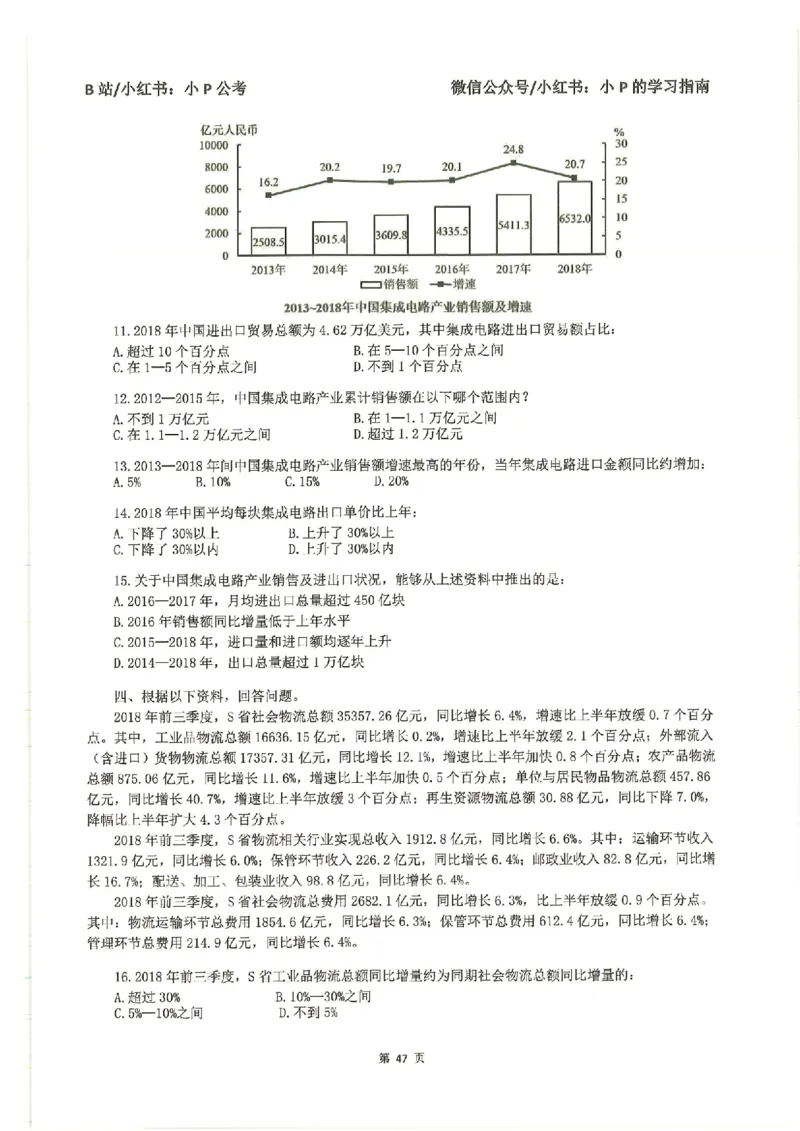 资料分析刷题册_2026考公资料_（12）小p公考_行测2026小P公考数资判系统班_讲义