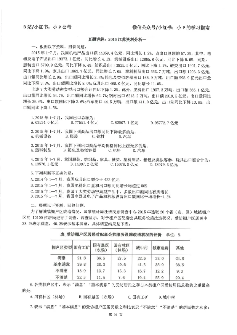 资料分析刷题册_2026考公资料_（12）小p公考_行测2026小P公考数资判系统班_讲义