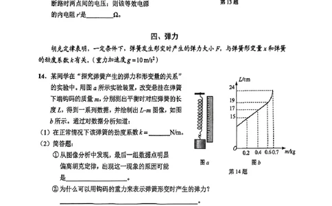 上海市崇明区2025届高三第二次模拟考试物理+答案_2025年4月_250407上海市崇明区2025届高三第二次模拟考试