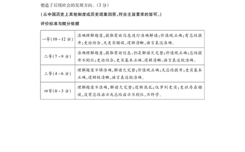 2025-2026学年鼎尖名校大联考历史(A)答案_2025年10月_251013安徽省鼎尖名校大联考2025-2026学年高三上学期10月月考（全科）