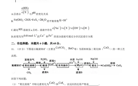 2025届福建省龙岩市高三下学期3月教学质量检测（一模）化学试题（含答案）_2025年3月_250310福建省龙岩市2025届高三下学期3月教学质量检测（全科）