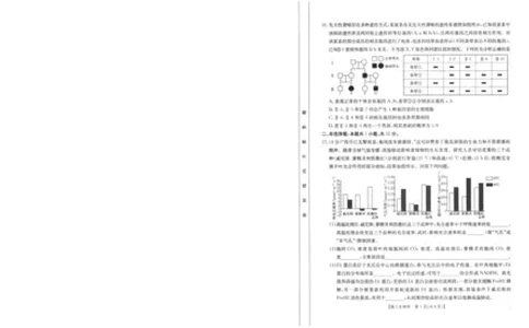 2025届陕西省汉中市高三下学期质量检测考试（二模）生物试题_2025年4月_2504062025届陕西省汉中市高三下学期质量检测考试（二模）（全科）