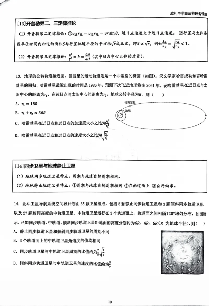 2025雅礼中学考前冲刺讲义_2025年5月_2505202025雅礼中学考前冲刺物理讲义