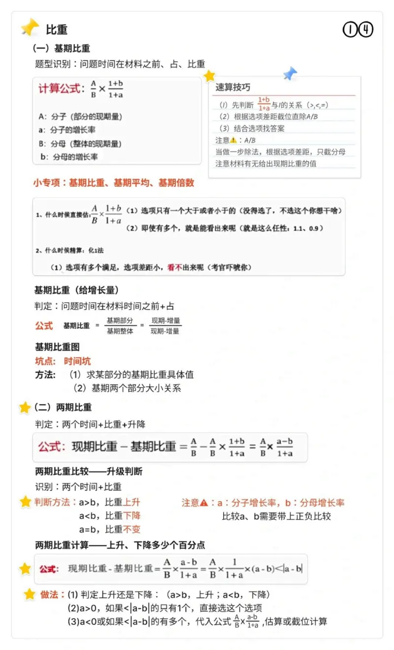 高照丨25资料分析总结17页纸_2026考公资料_（06）高照_高照资料笔记合集