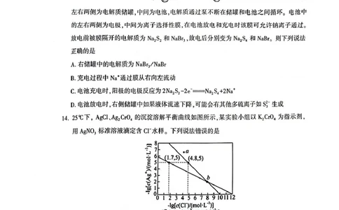 化学试题_2025年3月_250310陕西省榆林市2025届高三第三次模拟检测（全科）_陕西省榆林市2025届高三第三次模拟检测化学