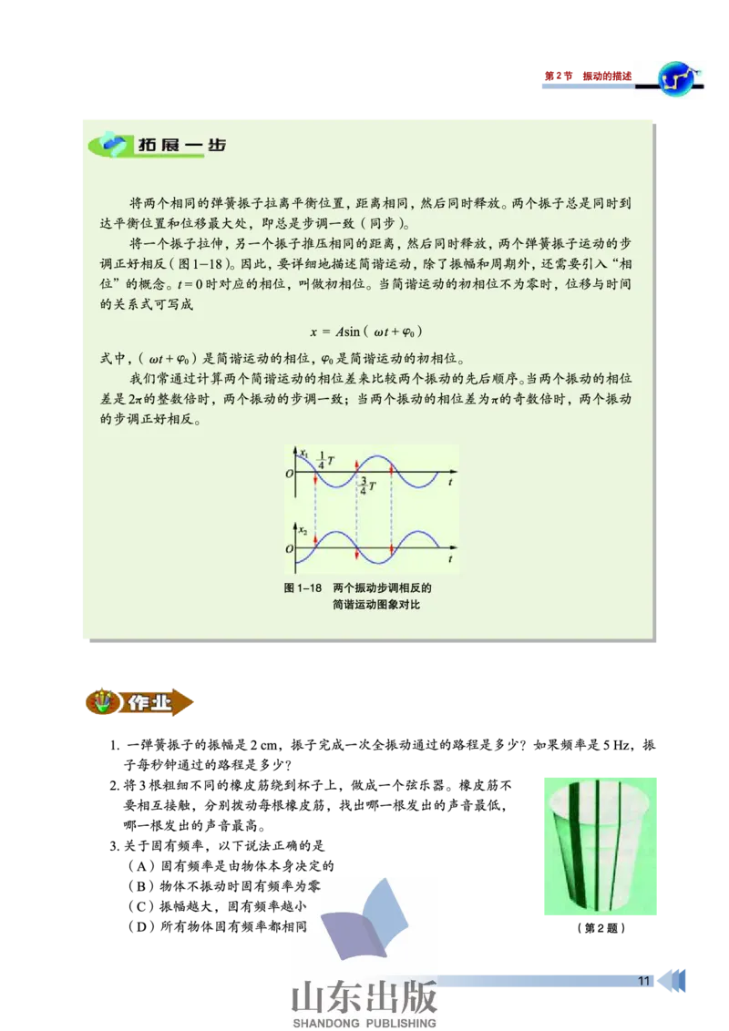 鲁科版高中物理选修3-4(2003)_4-教培资料-26年最新资料-同步更新_初中高中教资_03科三专项（进去保存报考的学科即可）_02科三专项（笔记真题思维导图教学设计版本二）