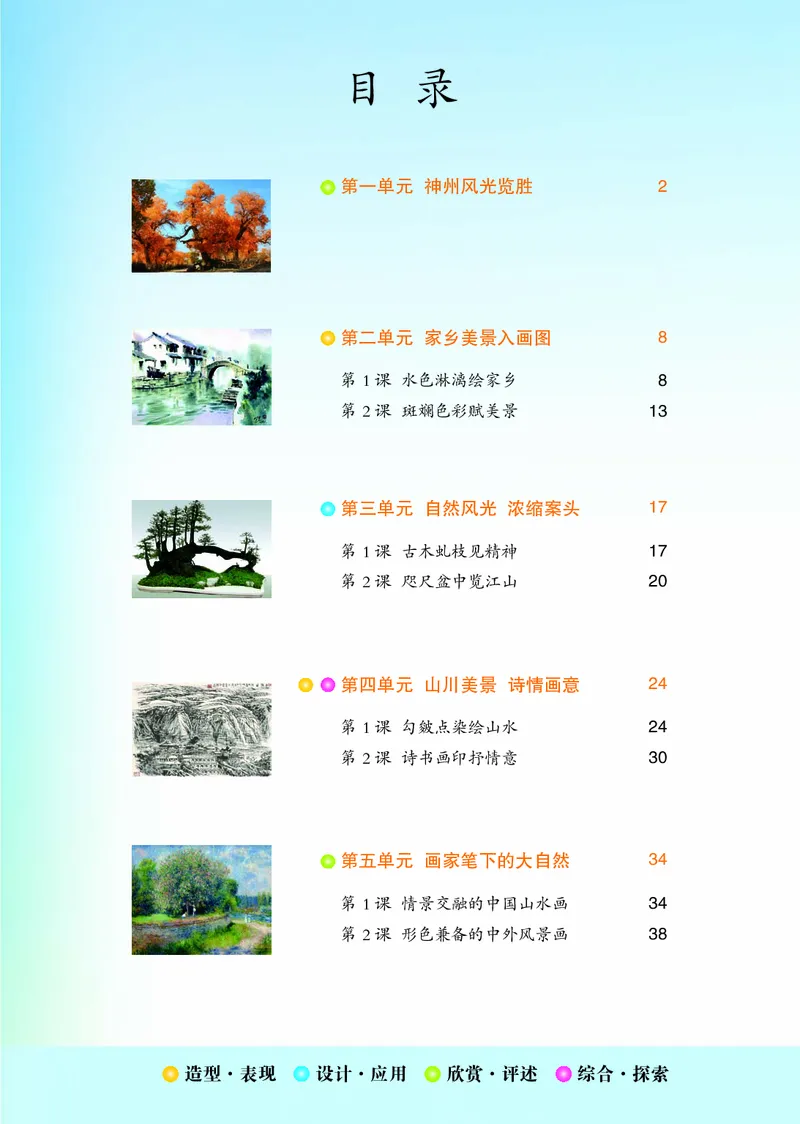 鲁教版9年级美术上册高清教材_4-教培资料-26年最新资料-同步更新_初中高中教资_03科三专项（进去保存报考的学科即可）_02科三专项（笔记真题思维导图教学设计版本二）