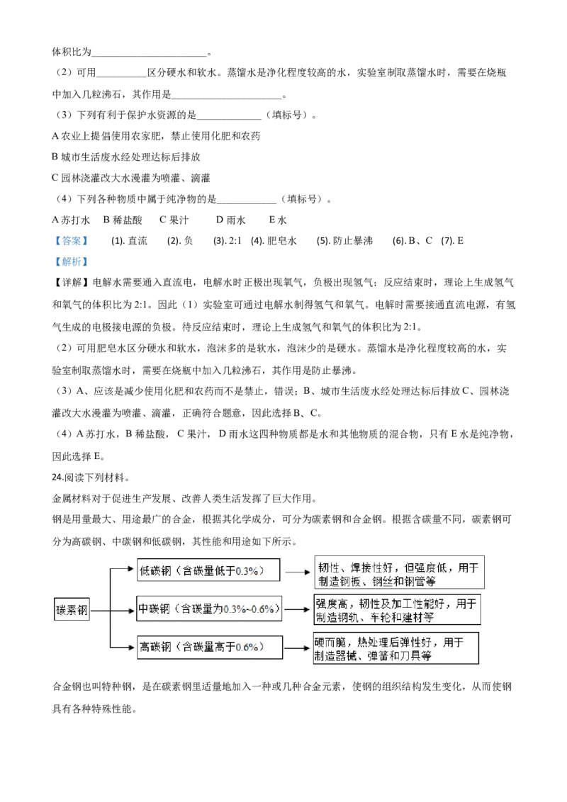 精品解析：云南省昆明市2020年中考化学试题（解析版）_中考真题_5.化学中考真题2015-2024年_2020中考化学真题（113份）_2020年中考真题精品解析化学（云南昆明卷）精编word版