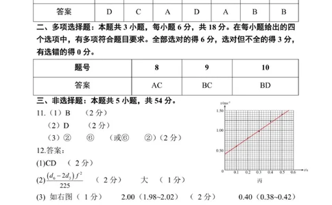 26届高三物理上学期期中答案_2025年11月_251117河南省郑州市第一中学2025-2026学年高三上学期期中_河南省郑州市第一中学2025-2026学年高三上学期期中物理试卷（含答案）