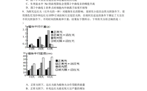 南昌十九中2024-2025学年第二学期2月月考高三生物+答案_2025年2月_250223江西省南昌市第十九中学2024-2025学年高三下学期2月月考（全科）