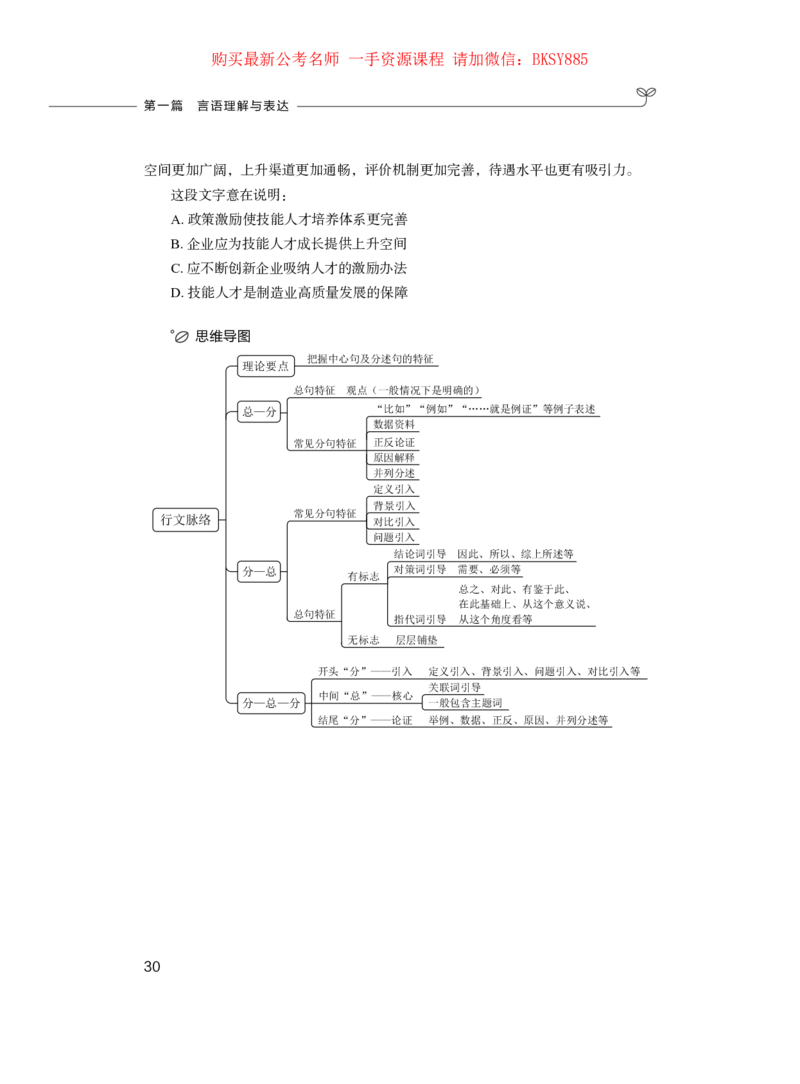 言语理解与表达公务员考试辅导用书&middot;笔试系统讲义（2025国考版）公众号：上岸的资料_2026考公资料_（10）粉笔_2025粉笔国考省考980（课＋笔记）_粉笔980（25多省）_1.全方法精讲