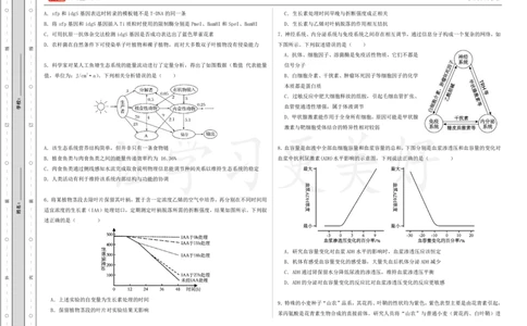 (8.22)-点睛押题卷&mdash;&mdash;湖北卷_2024高考押题卷_132024高途全系列_26高途点睛卷_2024点睛密卷-生物