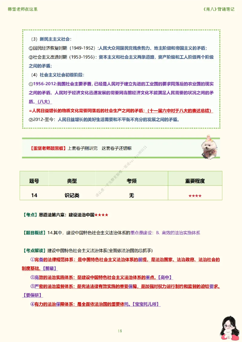 韩雪老师《肖八》背诵笔记（卷四）_2026考公资料_（49）政治理论合集_政治理论合集_2025考研政治_03.肖秀荣_01.韩雪_03.冲刺押题_05.肖八肖四冲刺带背营_背诵笔记