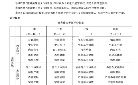 语文答案大联考_1多考区联考试卷_1217天一大联考2024-2025学年高一年级12月阶段性测试（二）_河南省名校大联考2024-2025学年高一上学期12月月考语文试题