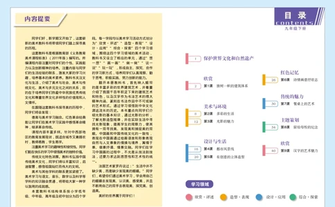赣美版9年级美术下册高清教材_4-教培资料-26年最新资料-同步更新_初中高中教资_03科三专项（进去保存报考的学科即可）_02科三专项（笔记真题思维导图教学设计版本二）