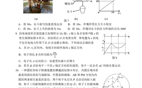 （物理试题）惠州市2024届高三第三次调研考试试题_2024届广东省惠州市高三上学期第三次调研考试_广东省惠州市2024届高三上学期第三次调研考试物理