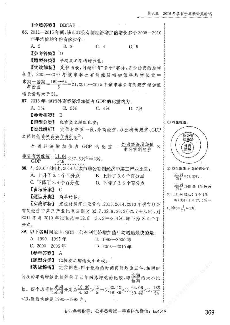 资料分析1200题解析篇_2026考公资料_花生十三合集_刷题花生十三数量关系1200题资料分析1200题⭐⭐_2019升级版花生资料分析1200题
