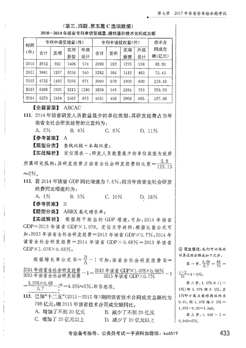 资料分析1200题解析篇_2026考公资料_花生十三合集_刷题花生十三数量关系1200题资料分析1200题⭐⭐_2019升级版花生资料分析1200题