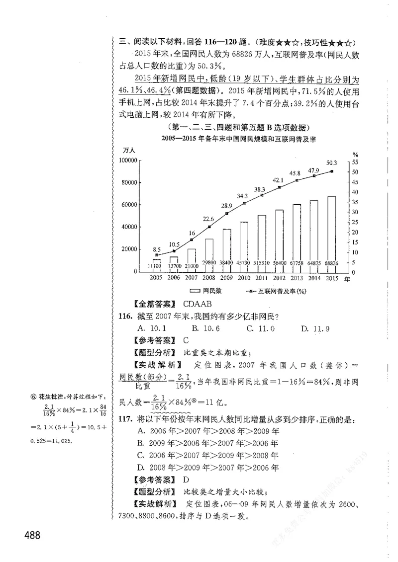 资料分析1200题解析篇_2026考公资料_花生十三合集_刷题花生十三数量关系1200题资料分析1200题⭐⭐_2019升级版花生资料分析1200题
