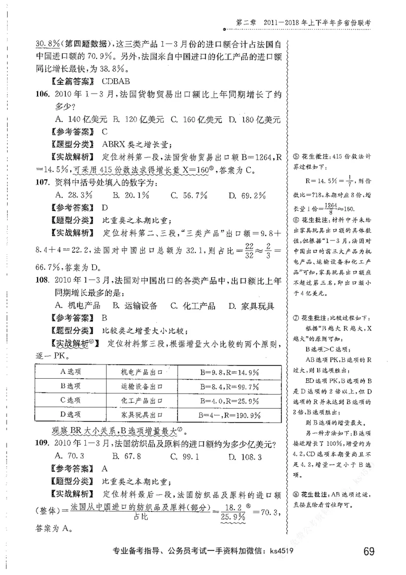 资料分析1200题解析篇_2026考公资料_花生十三合集_刷题花生十三数量关系1200题资料分析1200题⭐⭐_2019升级版花生资料分析1200题