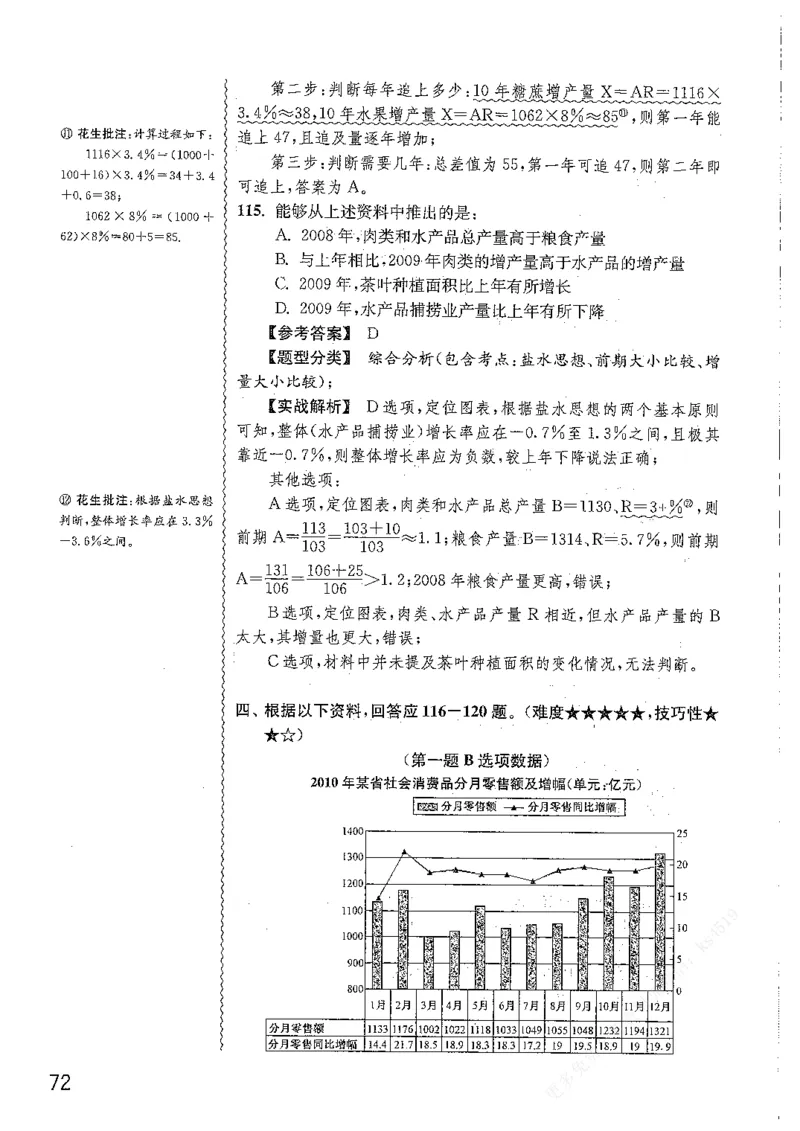 资料分析1200题解析篇_2026考公资料_花生十三合集_刷题花生十三数量关系1200题资料分析1200题⭐⭐_2019升级版花生资料分析1200题