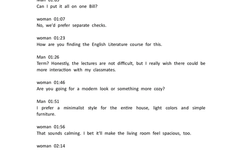 2025届浙江省杭州市高三二模教学质量检测英语试题听力原文_2025年4月_2504072024学年第二学期杭州市高三年级教学质量检测（杭州二模）