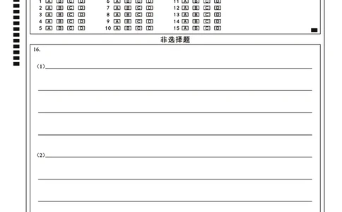 25届武汉市二月调考地理答题卡_2025年2月_250228武汉市2025届高中毕业生二月调研考试（全科）_武汉市2025届高中毕业生二月调研考试地理