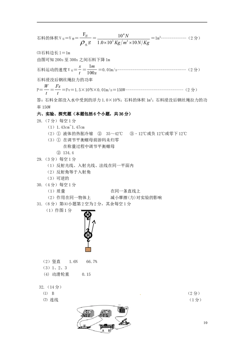 辽宁省盘锦市2015年中考物理真题试题（含答案）_中考真题_4.物理中考真题2015-2024年_2015年中考物理真题165份