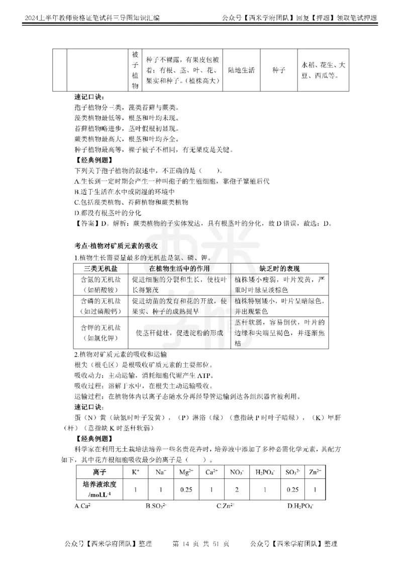 高中生物-知识导图汇编_4-教培资料-26年最新资料-同步更新_初中高中教资_03科三专项（进去保存报考的学科即可）_01科目三FB网课、三色速记手册、知识点导图等推荐_高中