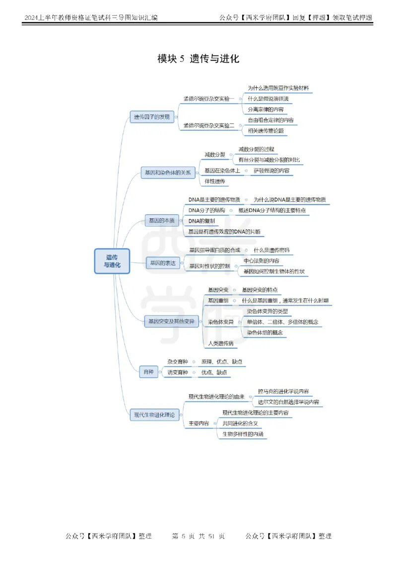 高中生物-知识导图汇编_4-教培资料-26年最新资料-同步更新_初中高中教资_03科三专项（进去保存报考的学科即可）_01科目三FB网课、三色速记手册、知识点导图等推荐_高中