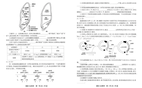 2025届安徽省高三下学期鼎尖预测大联考生物试题_2025年5月_2505132025届安徽省鼎尖名校联盟高三5月预测联考（全科）_2025届安徽省高三下学期鼎尖预测大联考生物试题