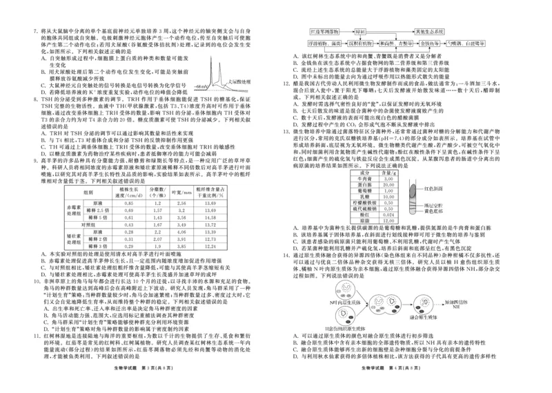 2025.4齐鲁名校大联考高三生物_2025年4月_250422山东省齐鲁名校大联考2025届高三第七次学业水平联合检测（全科）_齐鲁名校大联考2025届山东省高三第七次学业水平联合检测生物