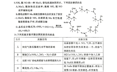 化学试卷_2025年4月_2504272025年河南省五市高三第二次联考（许昌、平顶山、南阳、新乡、洛阳）（全科）_2025届河南省五市高三下学期第二次联考化学