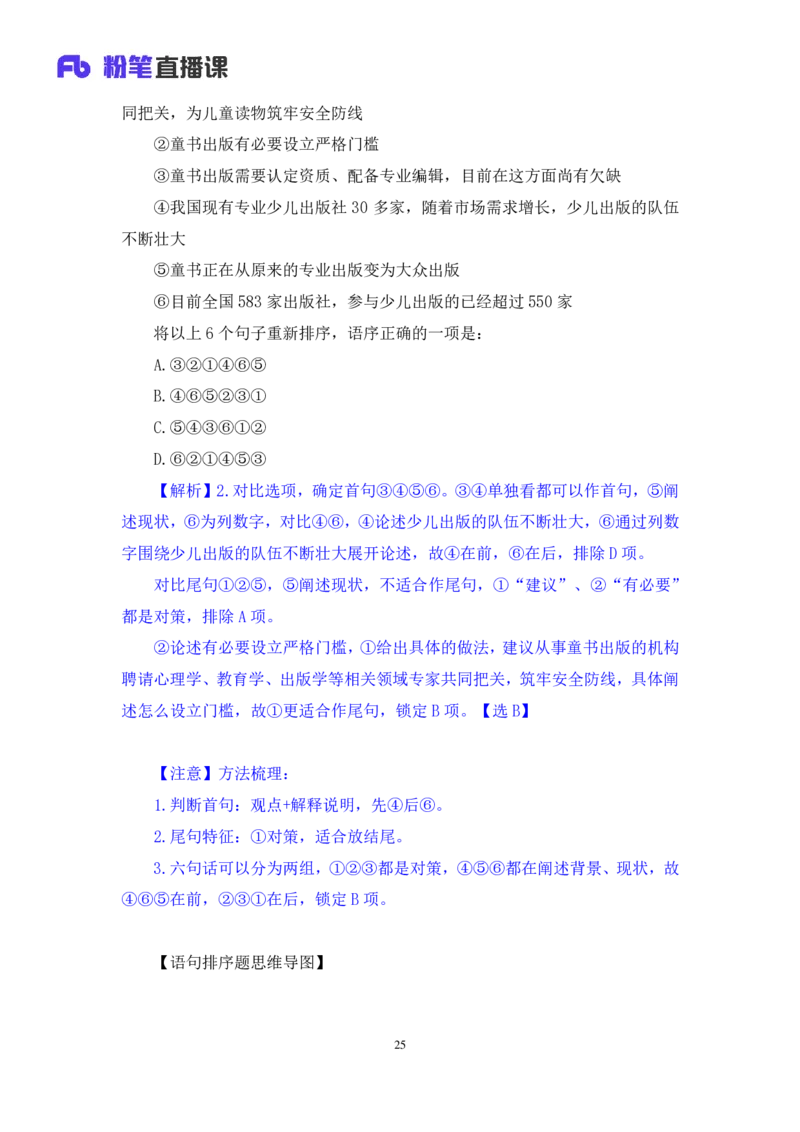 言语4公众号：上岸总站_2026考公资料_（10）粉笔_2025粉笔国考省考980（课＋笔记）_粉笔980（25多省）_02025国考粉笔980系统班_1.全方法精讲_1.全言语-郭熙（笔记+视频+讲义）