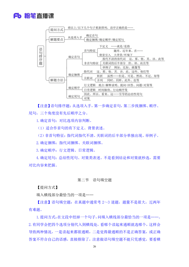 言语4公众号：上岸总站_2026考公资料_（10）粉笔_2025粉笔国考省考980（课＋笔记）_粉笔980（25多省）_02025国考粉笔980系统班_1.全方法精讲_1.全言语-郭熙（笔记+视频+讲义）